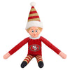 14 Inch NFL 49ers Team Elf Football Themed Team Color Logo Mens Collectible Toy Sweatshirt Santa Hat Man Cave Decoration Christmas Holiday Gift Fan - Diamond Home USA