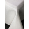 Gala Glistening Easy Care Solid Color Tablecloth 90-inch Round Ivory Off-white Polyester - Diamond Home USA