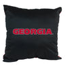Georgia Bulldogs 16 Inch Decorative Throw Pillow Multi Color Sports Traditional Polyester One Single Reversible - Diamond Home USA