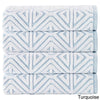 Jacquard Towel Set Geometric Medallion Theme Bath Towels Classy Elegant Sleek Trendy Tribal Pattern Luxury Vibrant Shower