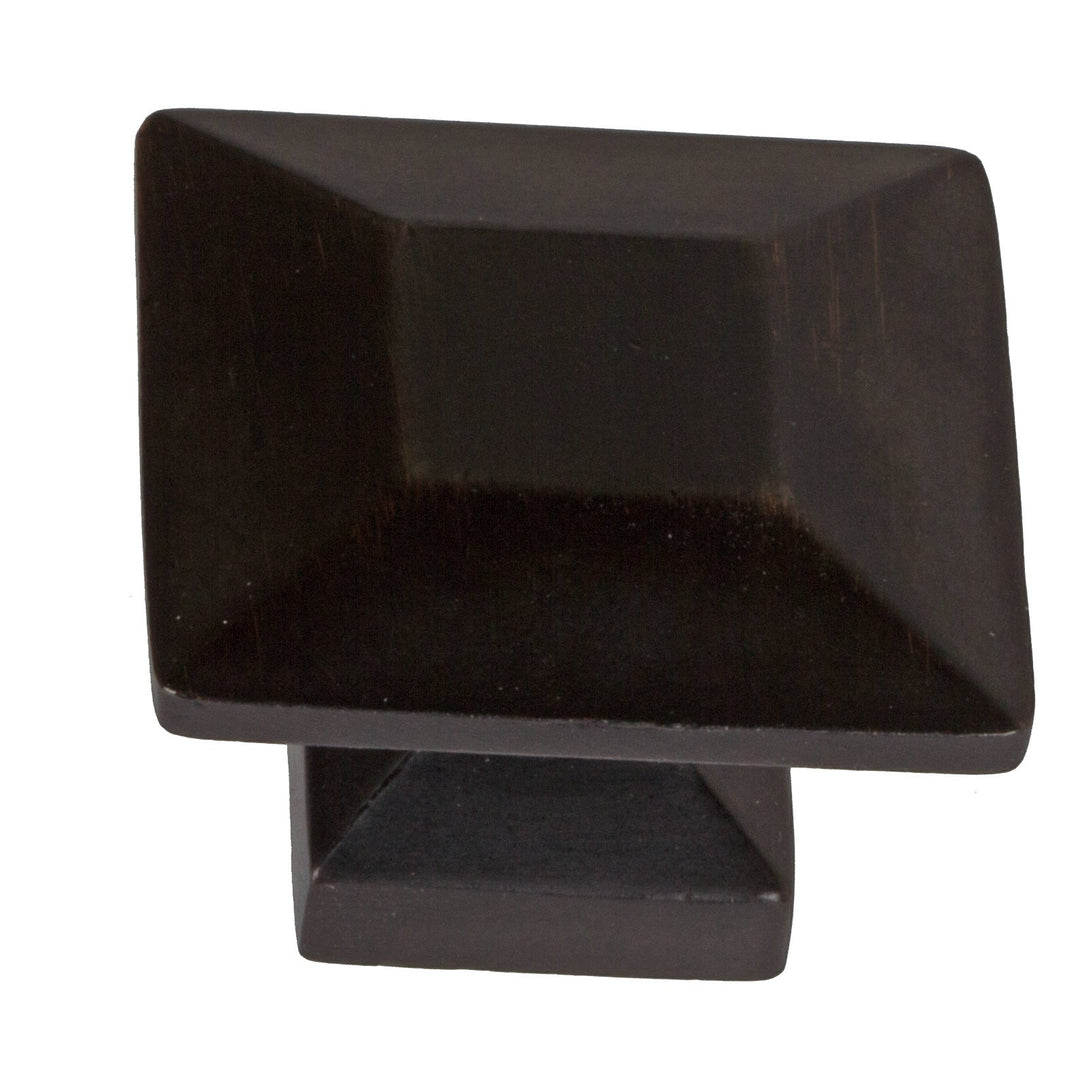 .375-inch Oil-rubbed Bronze Square Cabinet Knobs (Pack of