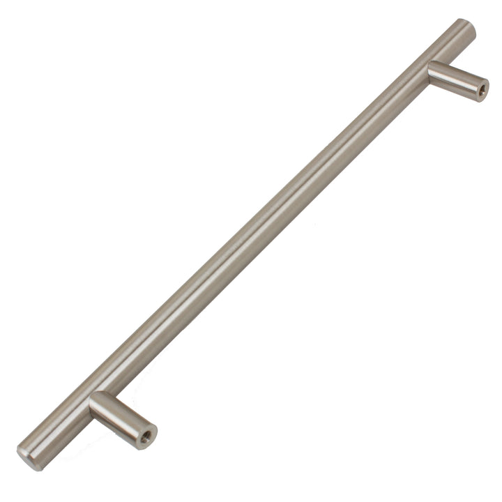 10-inch Solid Stainless Steel Cabinet Bar Pulls (Case Of 25) Grey Metal Finish