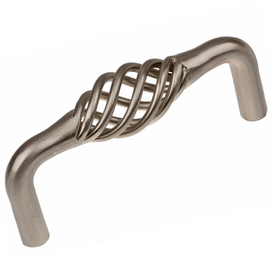 3-inch Screw Center Twisted Birdcage Cabinet Hardware Pull -