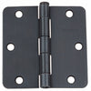 3 1/2 X 1/4-inch Radius Oil Rubbed Bronze Door Hinges (Case Of 24) Brown Traditional Metal Finish - Diamond Home USA