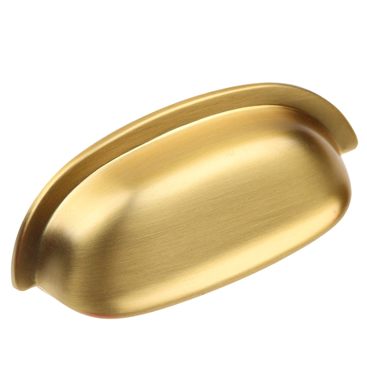 5-Pack 2.5-inch Center Bin Pull Satin Gold Modern