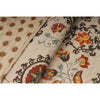 French Country Inspired Quilt Set Vintage Floral Bedding Elegant Geometric Medallion Flower Themed Polka Dot Pattern