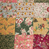 Floral Patchwork Quilt Oversized Damask Victorian Flowers Modern Spring Soft Cotton