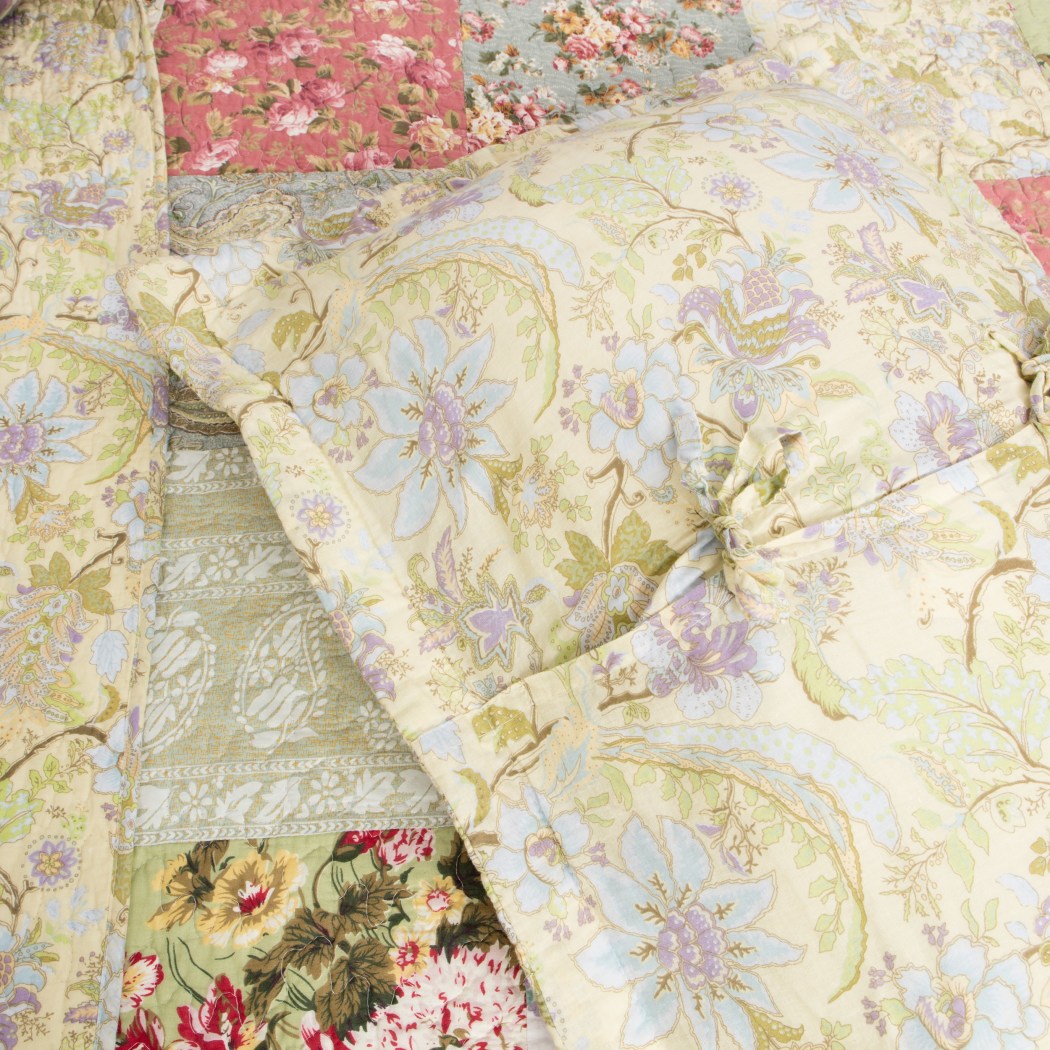 Floral Patchwork Bedspreads Bedding Set Cotton Oversized Queen