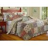 Oversized Quilt Set Floral Patchwork Themed Bedding Paisley Cottage French Country ic Pretty Flower Garden