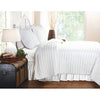 Best Comfort Quilt Set Cotton Ruffles Bedding Queen