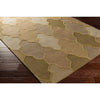 3 X 5 Geometric Moroccan Trellis Wool Area Rug Hand Tufted Casual Contemporary Patterned Fancy Unique Indoor Bathroom Entryway Kitchen Rectangular Accent Carpet