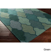 3 X 5 Geometric Moroccan Trellis Wool Area Rug Hand Tufted Casual Contemporary Patterned Fancy Unique Indoor Bathroom Entryway Kitchen Rectangular Accent Carpet