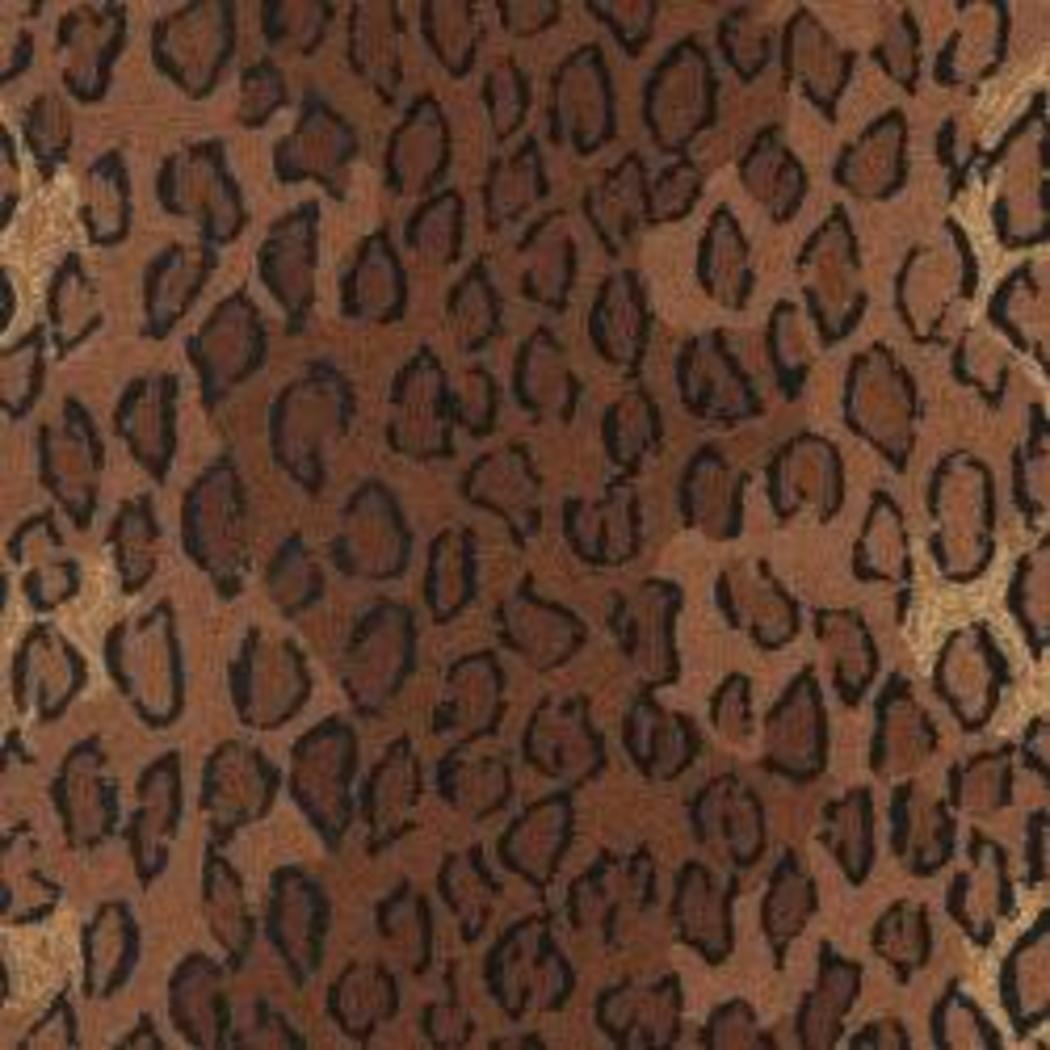 2'6 x 4' Color Brown Spoted Leopard Skin Rectangular Runner Rug Wool Animal Wild Africa Safari Lively Wilderness Charming Unique Majestic Indoor - Diamond Home USA