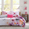 Comforter Bed Set Teen Kids Girls Orange Pink Purple White Floral Flowers Full/queen Twin Xl Bedding Set