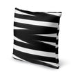 Bandage Stripes Pattern Throw Pillow Elegant Luxurious Artistic Textured StripeInspire Decorative Sofa Accent Pillow Vibrant Bold Soft Snugly Durable Polyester