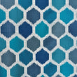 comb Window Curtain Hexagon Trellis Lattice Moroccan Geometric Heavy Jacquard Single Panel Room ening