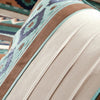Southwest Comforter Set Native American Southwestern Bedding Horizontal Tribal Stripes Geometric Motifs Lodge Indian Themed Pattern Aztec Western