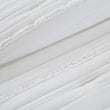 Ruffled Stripes Pattern Comforter Set Stylisg Ruched Horizonral Stripe Design Boho Shabby Chic Bedding Classic French Country