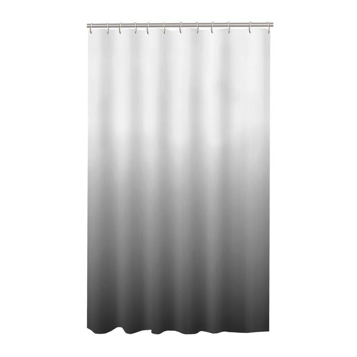 Happy P E V A Shower Curtain Black Grey White Color Block