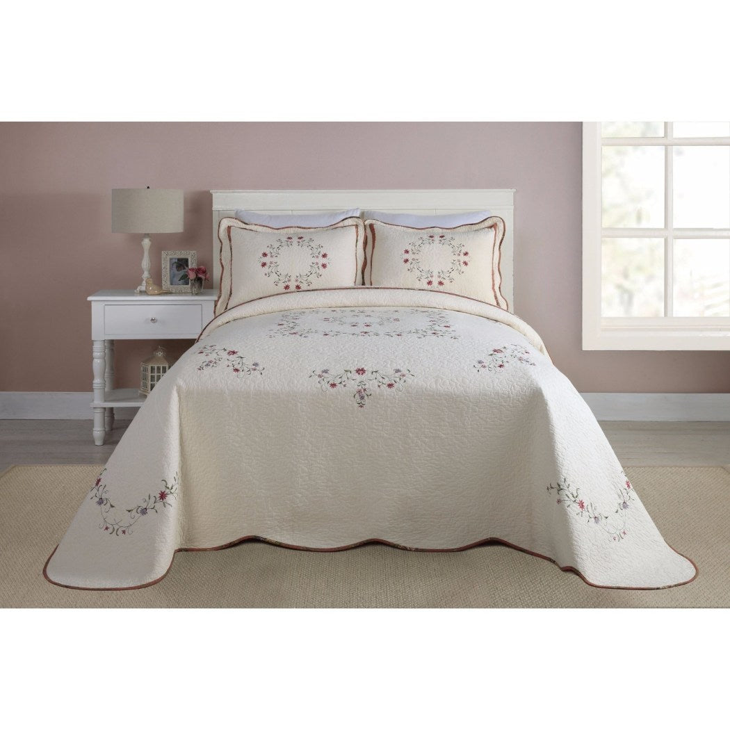 Classic Quilted Cotton Bedspread