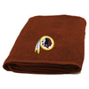 NFL Redskins Applique Bath Towel 25 X 50 Inches Football Themed Towel Sports Patterned Team Logo Fan Merchandise Athletic Team Spirit Fan Burnt Orange - Diamond Home USA