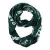 Nfl Jets Sheer Scarf 70 X 25 Inches Football Themed Fashion Accessory Infinity Continuous Loop Sports Patterned Team Logo Fan Athletic Team Spirit - Diamond Home USA