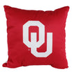 Oklahoma Sooners 16 Inch Decorative Throw Pillow Multi Color Sports Traditional Polyester One Single Reversible - Diamond Home USA