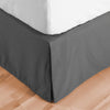 Coronet Solid Pattern Drop Bed Skirt Size Elega Luxurious Pleated Design Bedskirt Bed Valance Fade Wrinkle Resistant