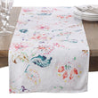 Printed Floral Patterned Table Runner Flower Leaf Design Dining Table Casual Classic Contemporary