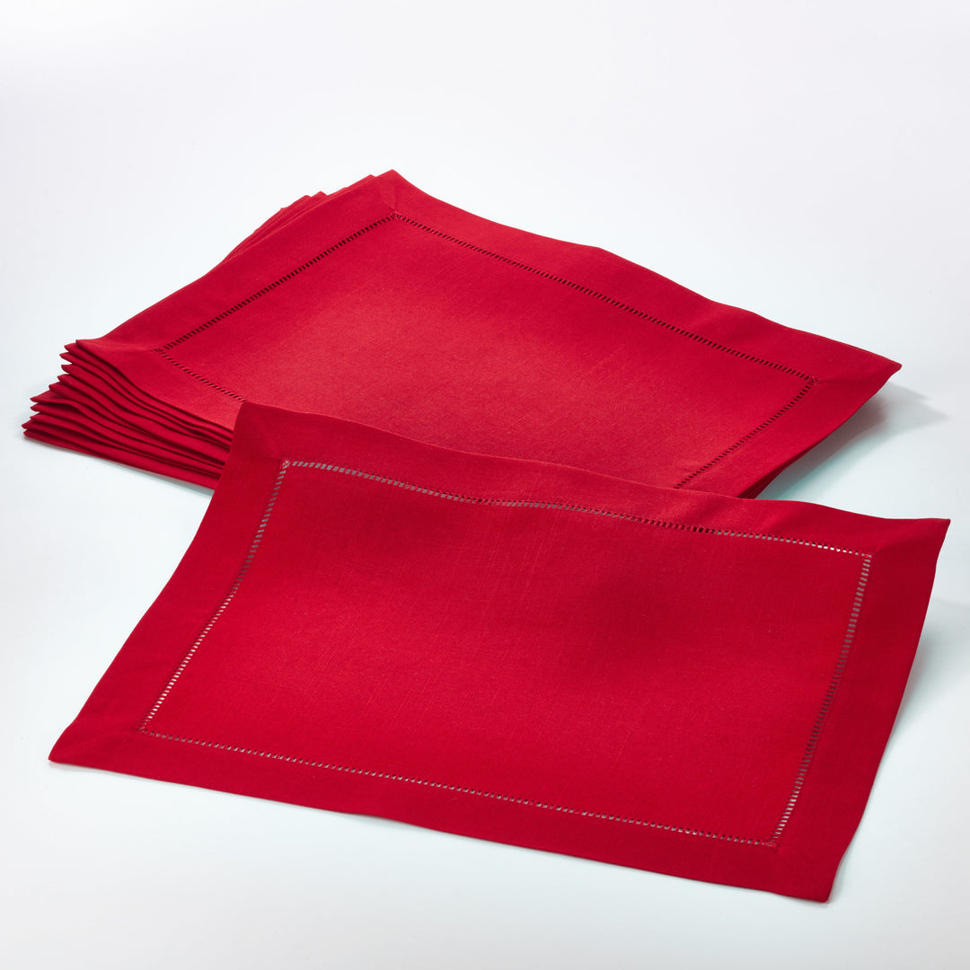 Rchester Cllectin Placemat with Hemstitched Brder (Set