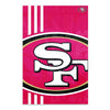Nfl 49ers Flag 2x3 Feet Football Themed Team Color Logo Outdoor Hanging Banner Flag Gift FanFan Merchandise Athletic Spirit Pink Gold Nylon - Diamond Home USA