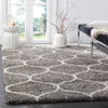4'x6'ft Grey Ivory Ogee Motif Area Rug Indoor Moroccan Trellis Bedroom Dining Living Room Flooring Rectangle Carpet Geometric Traditional Curvaceous - Diamond Home USA