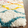 Crafted Kids Trellis Runner Rug (2'3 x 7') Carpet Flooring Colorful Geometric Design Pattern - Diamond Home USA