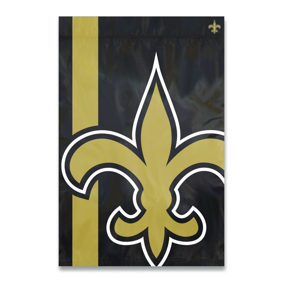Nfl Saints Flag 2x3 Feet Football Themed Team Color Logo Outdoor Hanging Banner Flag Gift FanFan Merchandise Athletic Spirit Gold Black Nylon - Diamond Home USA