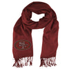 Nfl 49ers Pashmina Scarf 75 X 30 Inches Football Themed Women Apparel Wrap Fashion Accessory Sports Patterned Team Logo Merchandise Athletic Team - Diamond Home USA