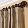 Girls Cashmere Textured Curtain Single Panel Allover Pattern Window Drapes Kids Themed Insulated Energy Efficient Lined Rod