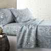 Classic Paisley Pattern Sheets Set Elega Girly Motif Floral Bedding Bohemian Damask Rich Textured Design Bold Vintage Bright