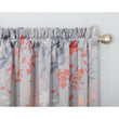 Floral Window Curtain Flowers Drape Nature Foliage Silhouette Room ening Noise Reducing Drapery Energy