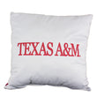Texas A M Aggies 16 Inch Decorative Throw Pillow Multi Color Sports Traditional Polyester One Single Reversible - Diamond Home USA