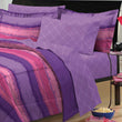 Girls Tie Dye Stripe Theme Comforter Set Girly Pretty Horizontal Stripes Bedding Cute Vibrant Striped Diamond Themed Pattern
