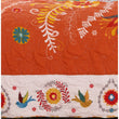 Quilt Set Floral Themed Bedding Flower Floral Vintage Folk Birds Funky Vine Bright Shabby Chic Bold Boho