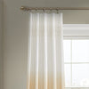Girls Ombre Embroidered Curtain Single Panel Window Drapes Kids Themed Rod Pocket Playful Chic Stylish Luxurious