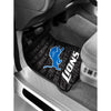 29" X 17 5" NFL Lions Mat Set Car Floor Football Themed Sports Patterned Truck Non Slip Gift Fan Team Logo Fan Merchandise Athletic Spirit Black Blue - Diamond Home USA