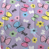 Girls Whimsical Butterfly Floral Comforter Sheet Set Allover Flower Butterflies Pattern Kids Bedding Garden