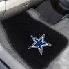 17" X 26" NFL Cowboys Mat Set Car Floor Embroidered Logo Football Themed Sports Patterned Truck Non Slip Gift Fan Fan Merchandise Vehicle Team Spirit - Diamond Home USA