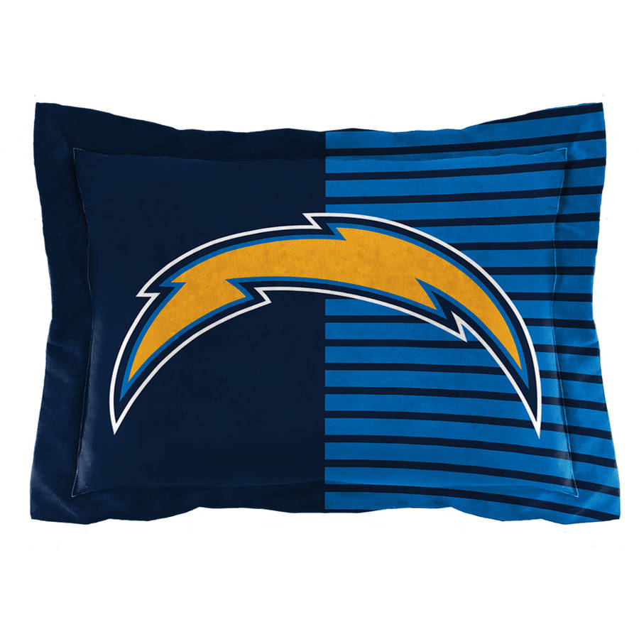 NFL Chargers Comforter Set Football Themed Bedding Sports Patterned Te –  Diamond Home