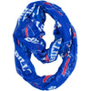 Nfl Bills Scarf 70 X 25 Inches Football Themed Woman Accessory Sports Patterned Team Logo Fan Merchandise Athletic Team Spirit Fan Blue White Red - Diamond Home USA
