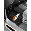 29" X 17 5" NFL Broncos Mat Set Car Floor Football Themed Sports Patterned Truck Non Slip Gift Fan Team Logo Fan Merchandise Athletic Spirit Black - Diamond Home USA