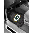 29" X 17 5" NFL Packers Mat Set Car Floor Football Themed Sports Patterned Truck Non Slip Gift Fan Team Logo Fan Merchandise Athletic Spirit Black - Diamond Home USA