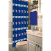 NFL Giants Shower Curtain 72 X 72 Inches Football Themed Bedding Sports Patterned Team Logo Fan Merchandise Bathroom Curtain Athletic Team Spirit Fan - Diamond Home USA